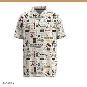Hooey Short-Sleeve Rodeo Graphic Tee iGolf Shirt NW